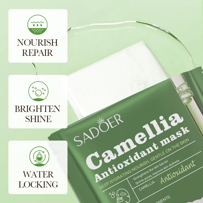 Natural Plant Extract Serum Fruit Facial Mask Sheet Moisturizing vegan hyaluronic acidFace Mask