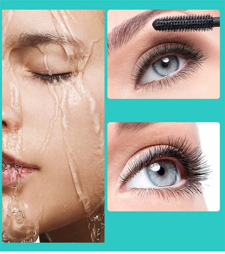 New Arrival Low MOQ 4D Silk Fiber Lash Mascara Black Volume Eyelash Mascara Waterproof