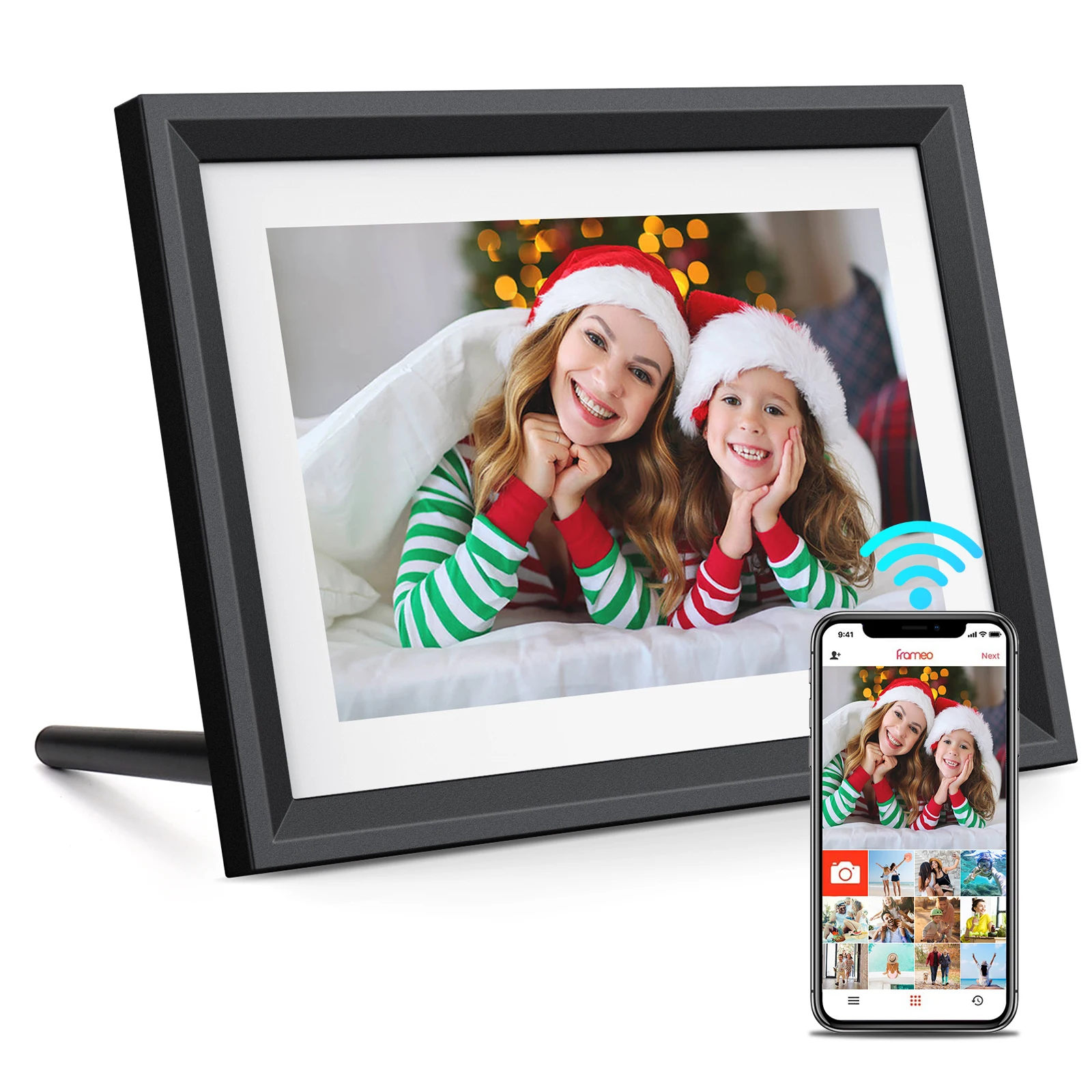 Низкая цена цифровая фоторамка сенсорный экран 10 дюймов видеорамка с