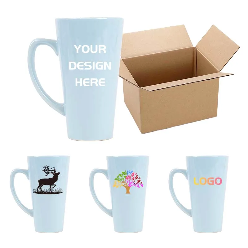 Colorful Sublimation Colorful Popular Nordic 11oz Cute White Sublimation Custom Logo Coffee Mugs Ceramic Mug With Handle