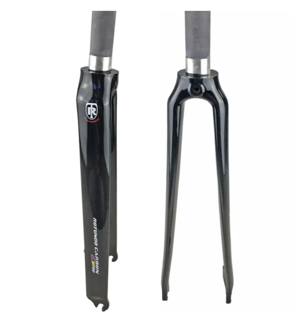 CFRP Carbon fiber reinforced plastic Carbon Fibre Composite front fork for 700C road bicycle with disc brake rim brake RO010