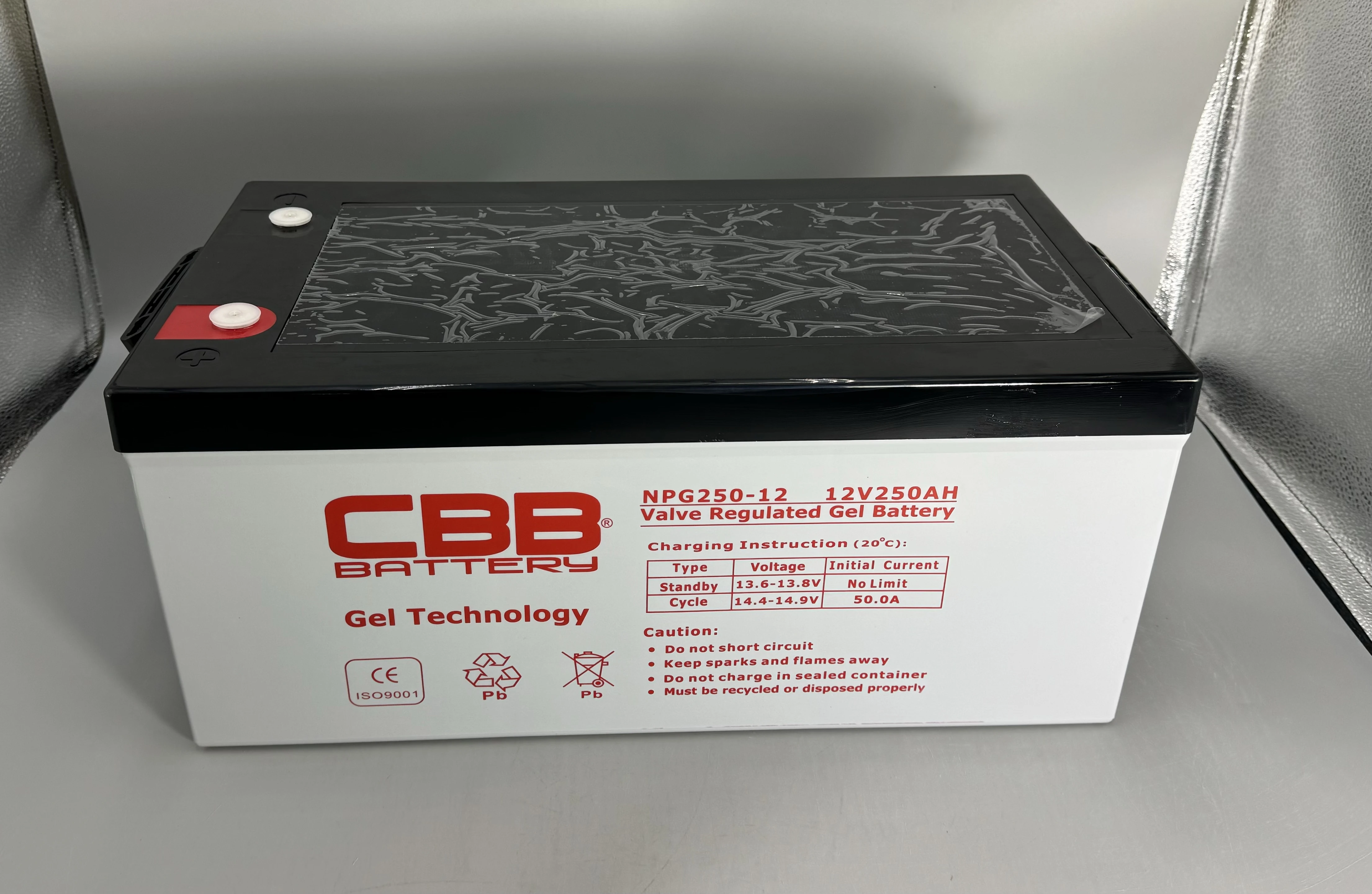 Оптовая продажа Высокое качество Хорошая цена 250Ah 12 В глубокий цикл солнечной гелевой батареи