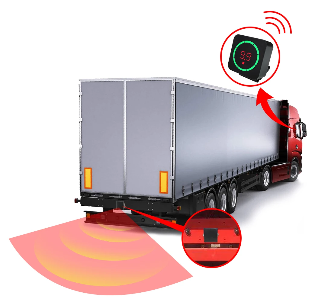 CISBO new 10m detection  radar  PWAS    proximity warning  system  blind spot sensor  for  big vehicles