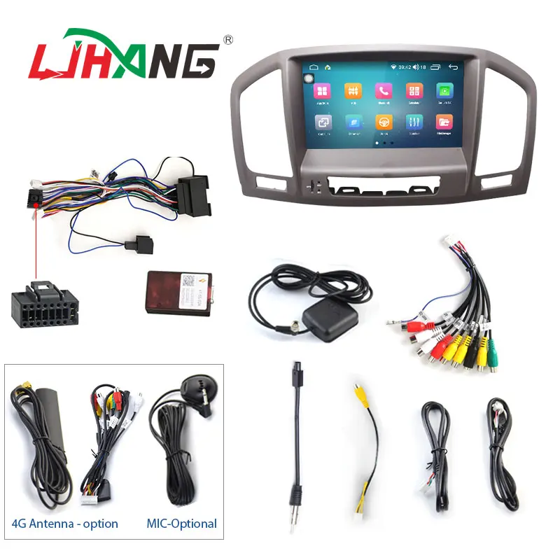 8+128G Android 12 Car DVD Player For Opel Insignia Vauxhall Buick Rega GPS 1Din Radio Multimedia GPS navigation Stereo DSP