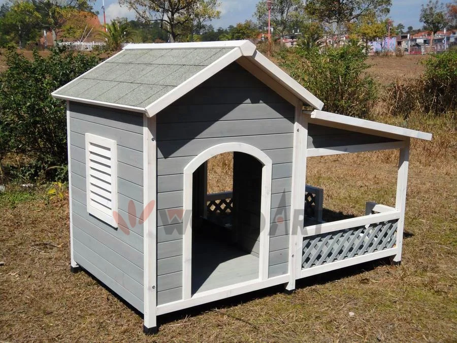 Factory wholesale  comfortable large dog house wooden dog cage for big size dog