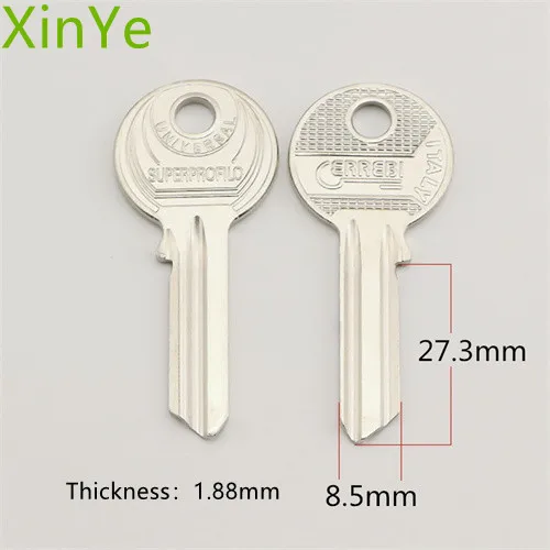 XinYe Wholesale Brass House Door Key Blank For Locksmith Supplies Household Key Blank