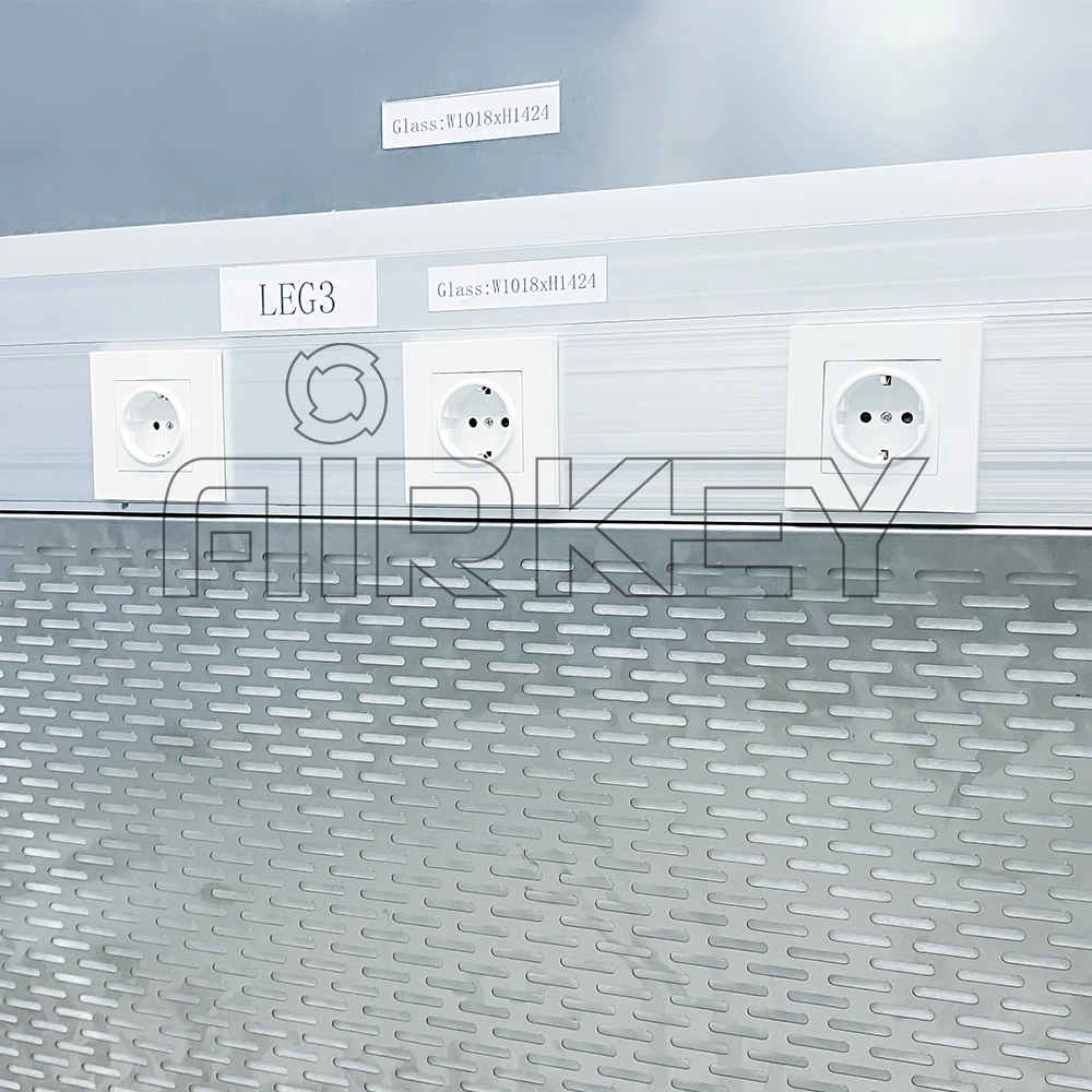 High Quality Good Performance Prefabricate Modular Cleanroom Transparent Glass Wall Excellent Design