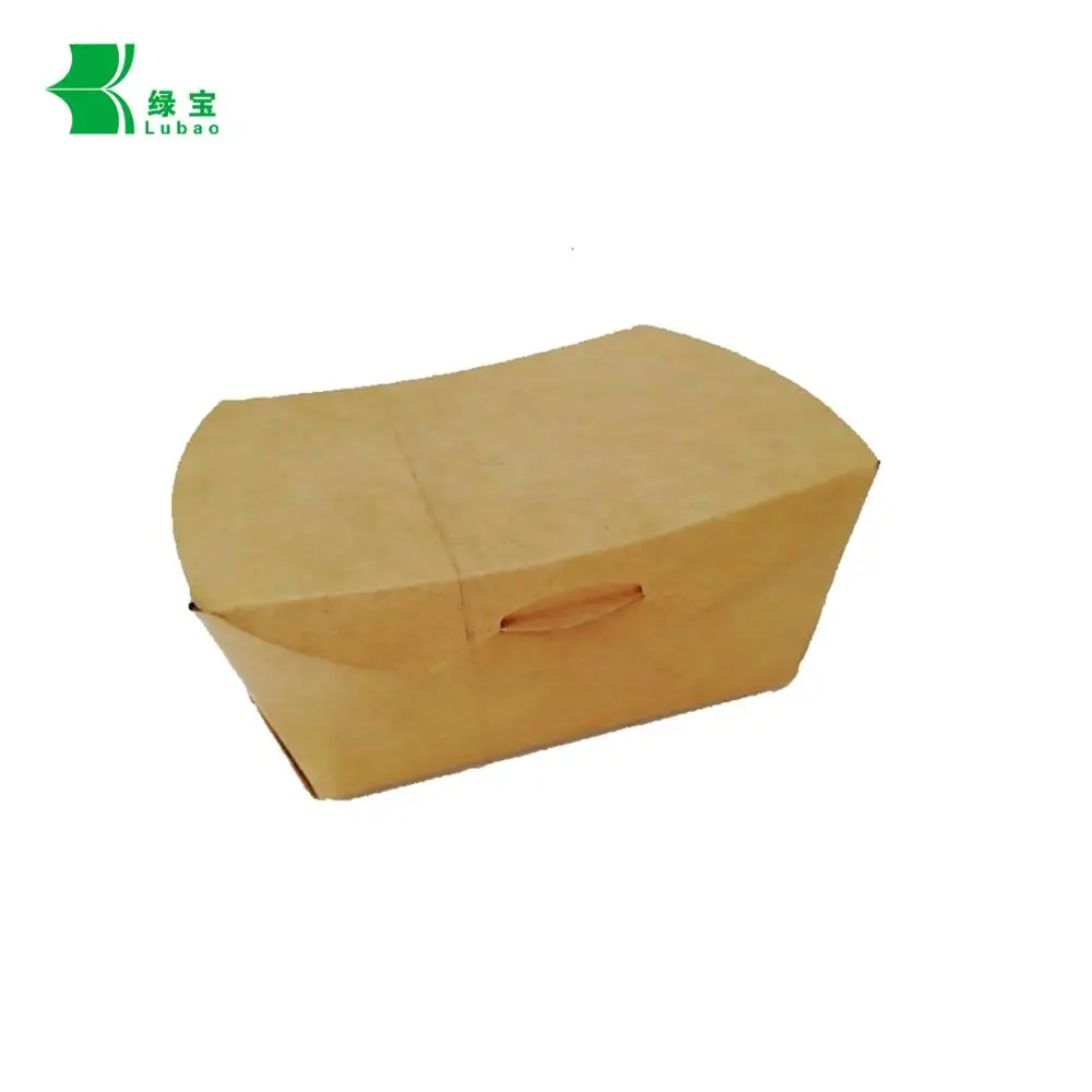 Disposable bamboo pulp paper kraft paper food container