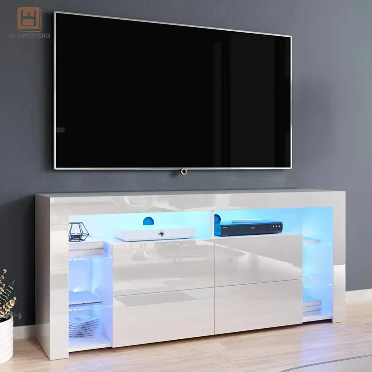 Tv Stand White Black Marble Luxury Tv Cabinet Wood Modern Wholesale Luxury Home Living Room Home Furniture