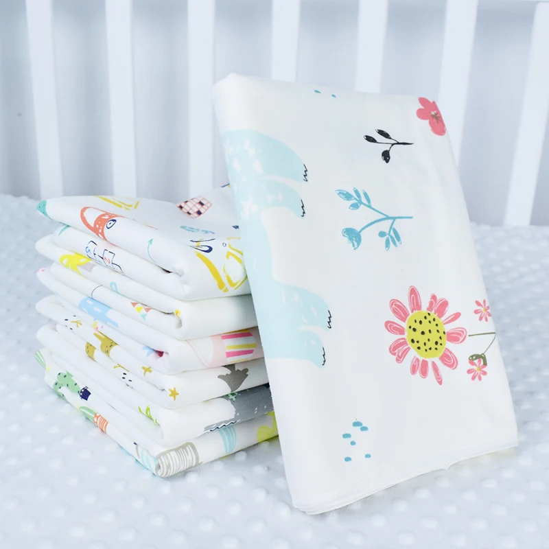 Reusable Baby Changing Mats Cover Baby Diaper Mattress Diaper for Newborn Cotton Waterproof Changing Pads Floor Play Mat