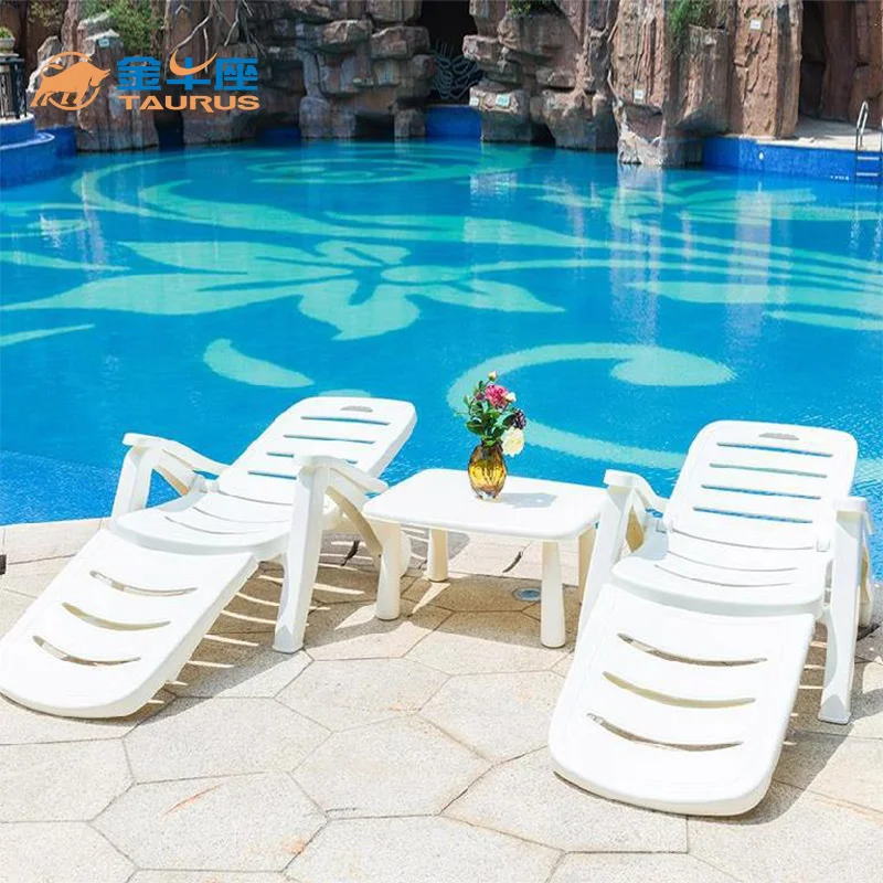Шезлонг, Пляжная уличная пластиковая мебель, складное пляжное кресло с откидывающейся спинкой, стул для плавания у бассейна, кроватка с откидывающейся спинкой