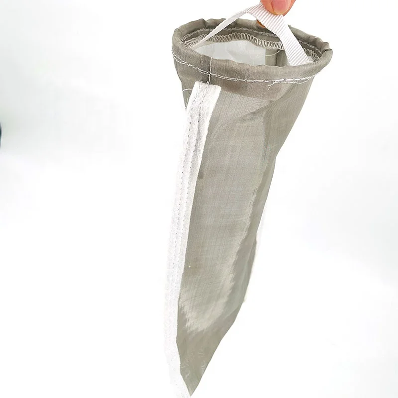 Stainless Steel SS Material 1 25 50 Micron Industrial Filter Bag On Water Tank