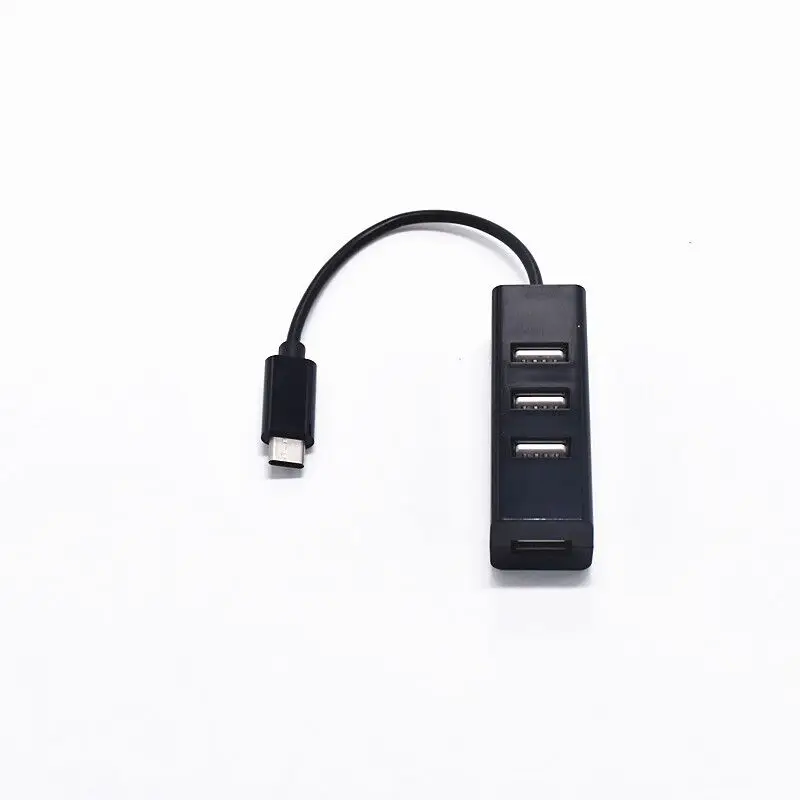 Cheap Wholesale plastic Type C 4in 1 4 Port USB Hub 2.0 divider