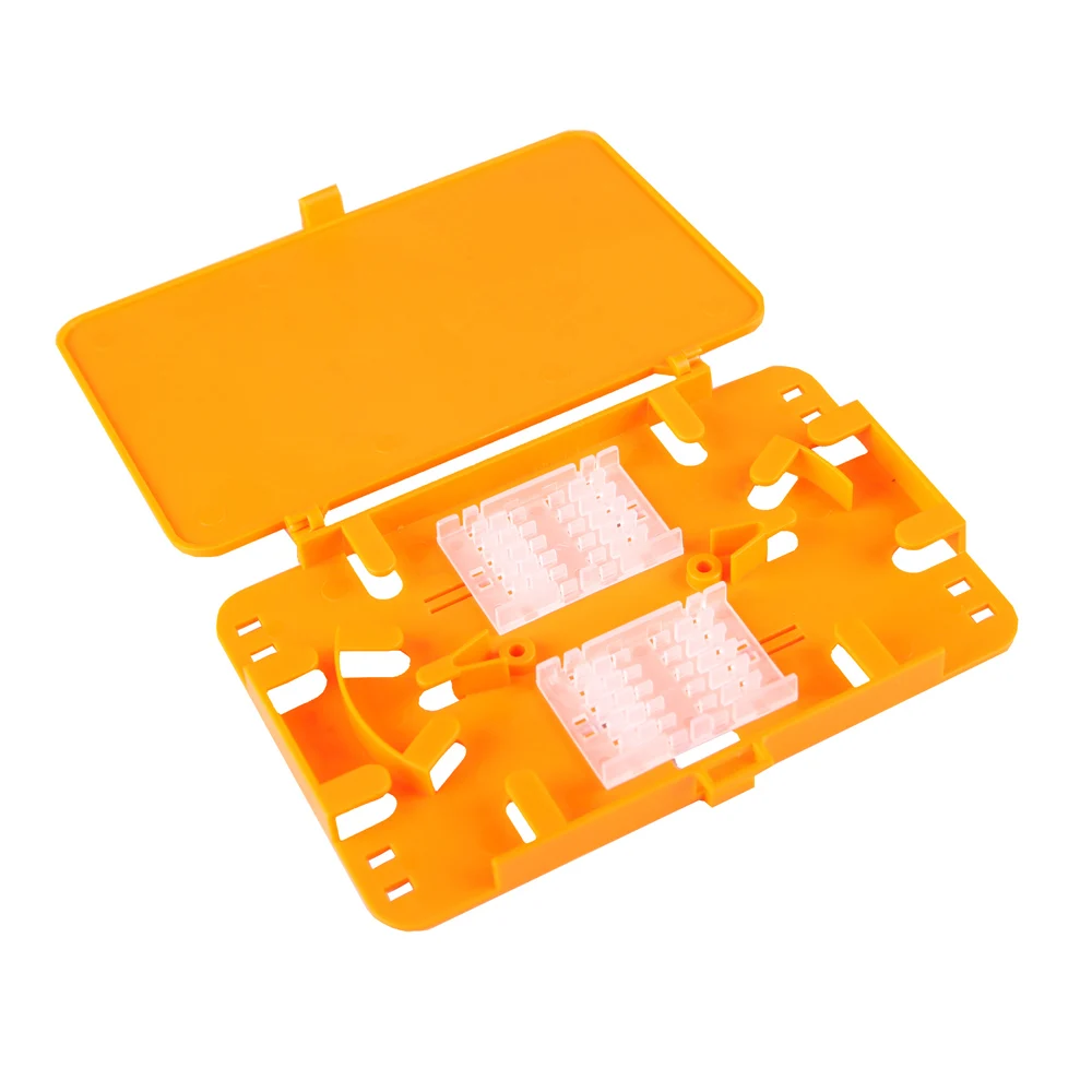 Splice Tray,12/24 Ports Fiber Optic Splice Tray ODF Support Max 48 Core Racks & Enclosure ABS or PC Max 36mm 24 Core