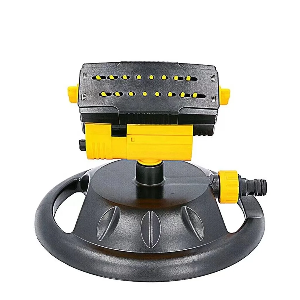 Oscillating Lawn Sprinkler Garden Watering System 16 Nozzles Spraying Plastic Irrigation System Garden Sprinkler