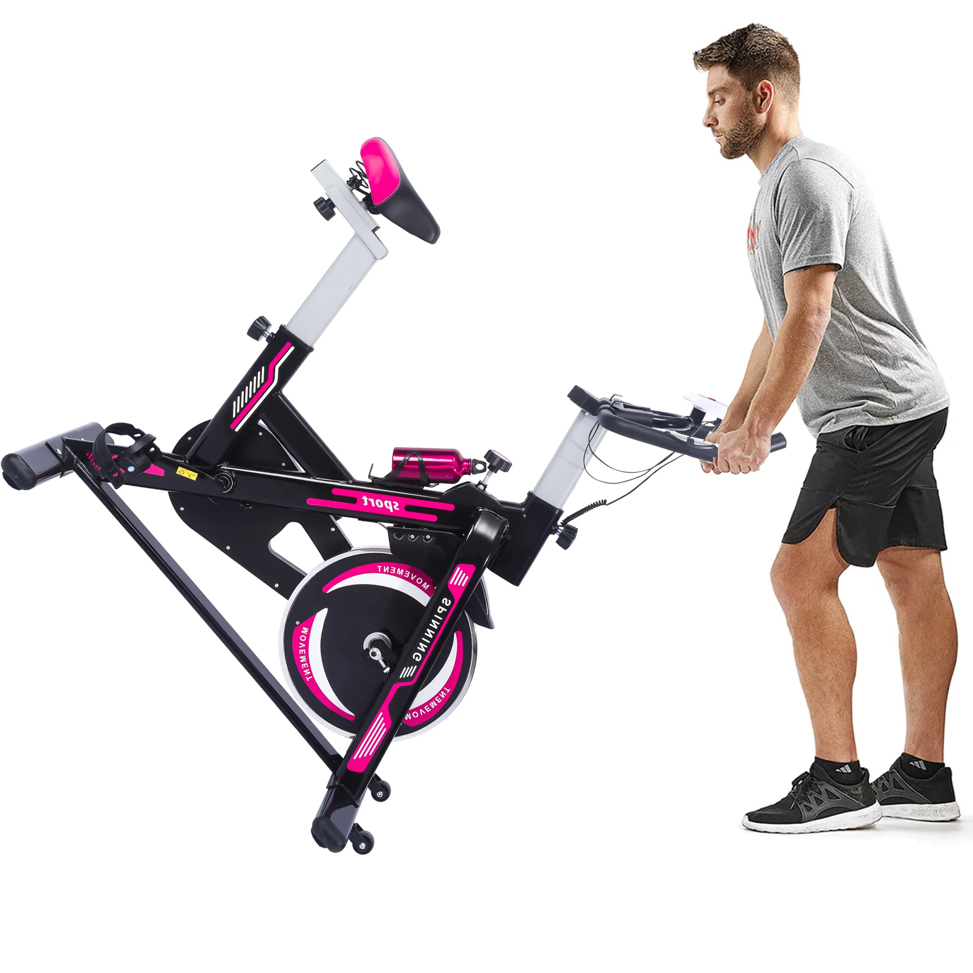 Professinal Home Gym Indoor Fitness Equipment Spinning Bikes Weight Reduction Silent Cycle  Exercise Bike
