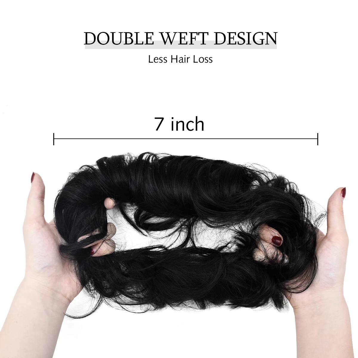 Messy Hair Bun Chignon Elastic Band For Hair Bun Scrunchy Human Extenion Curly Hairpiece Human Hair Scrunchies