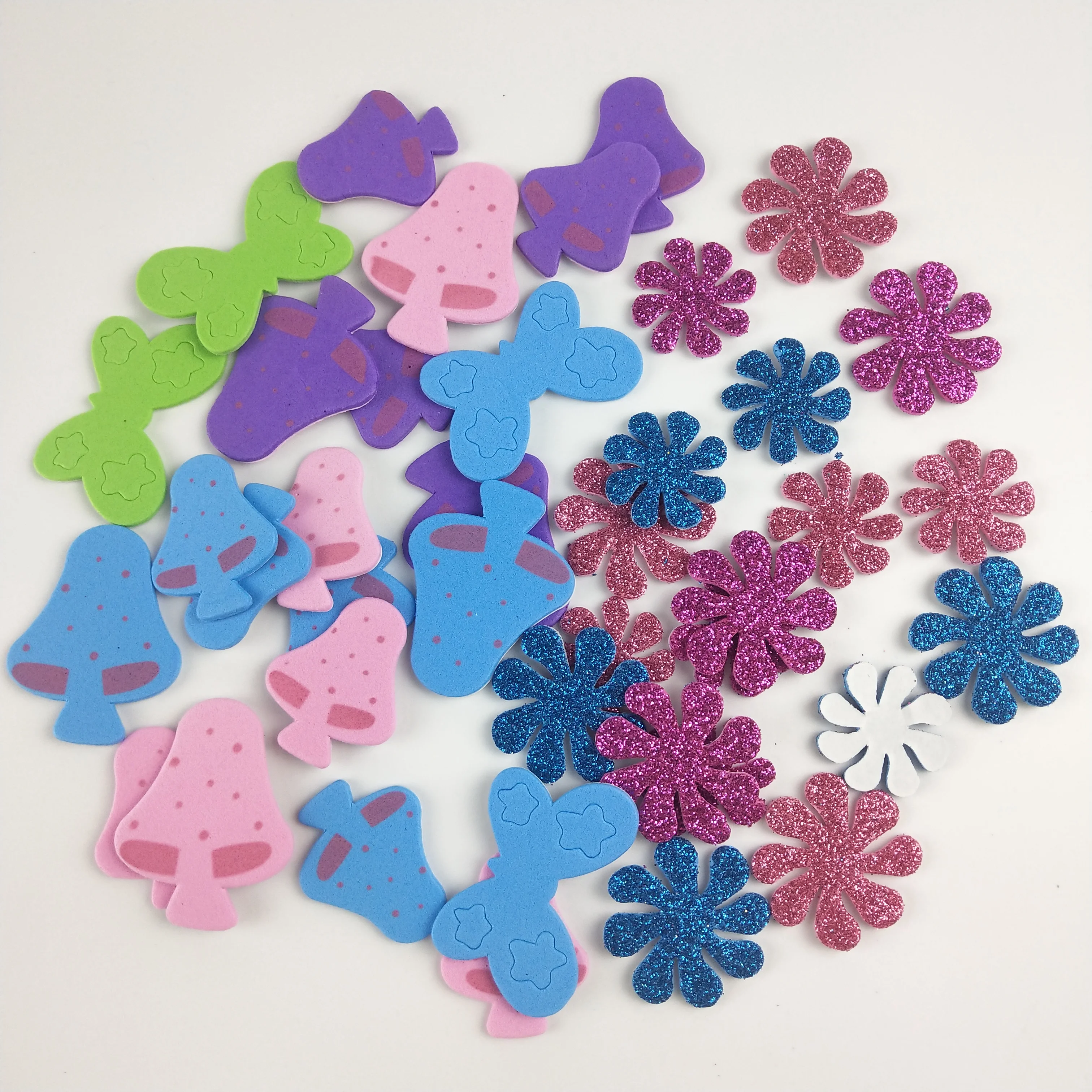 Flower and mushroom EVA foam sticker cute stickers