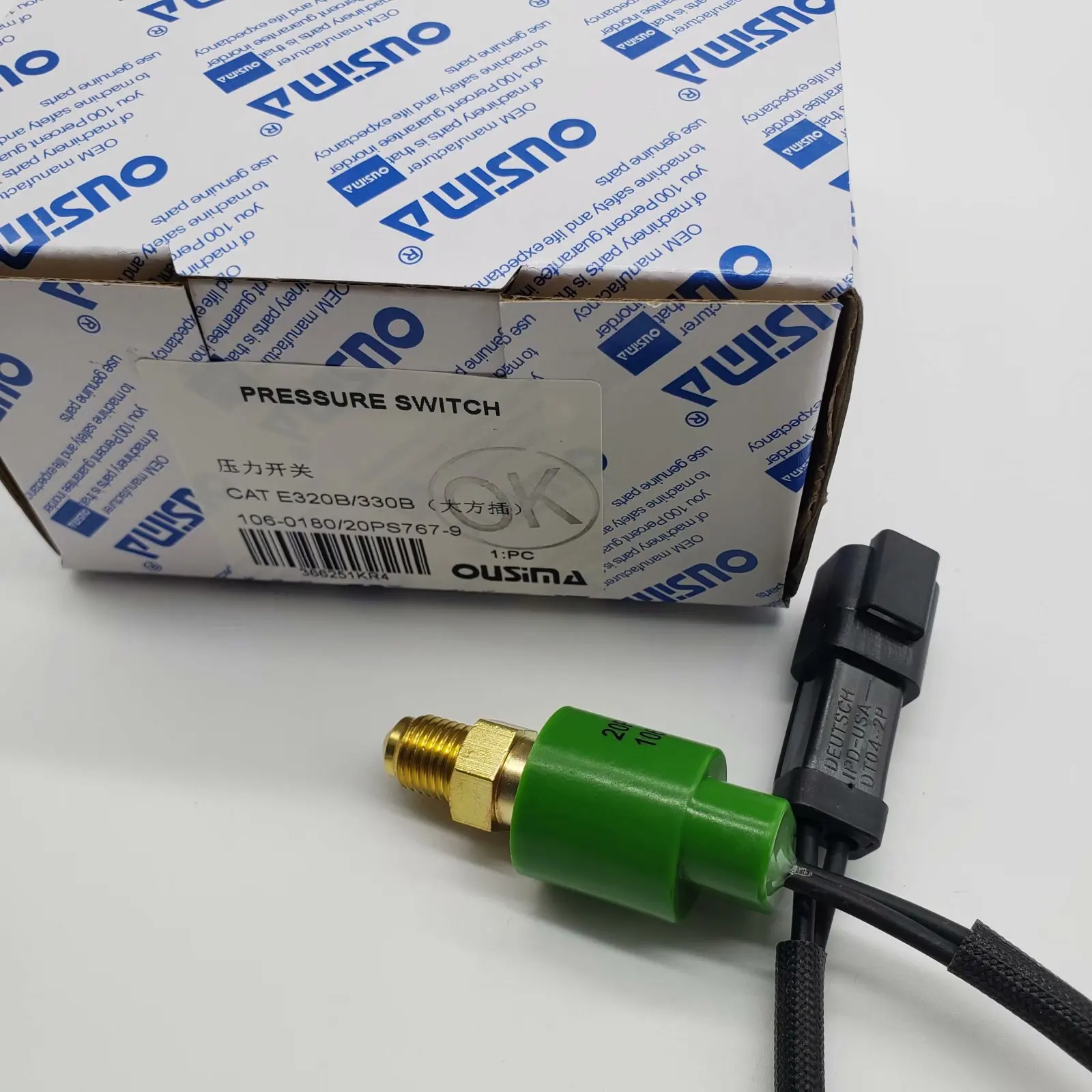 CAT 312B 320B 322B 325B Pressure Sensor 106-0180 1673466 20PS767-9