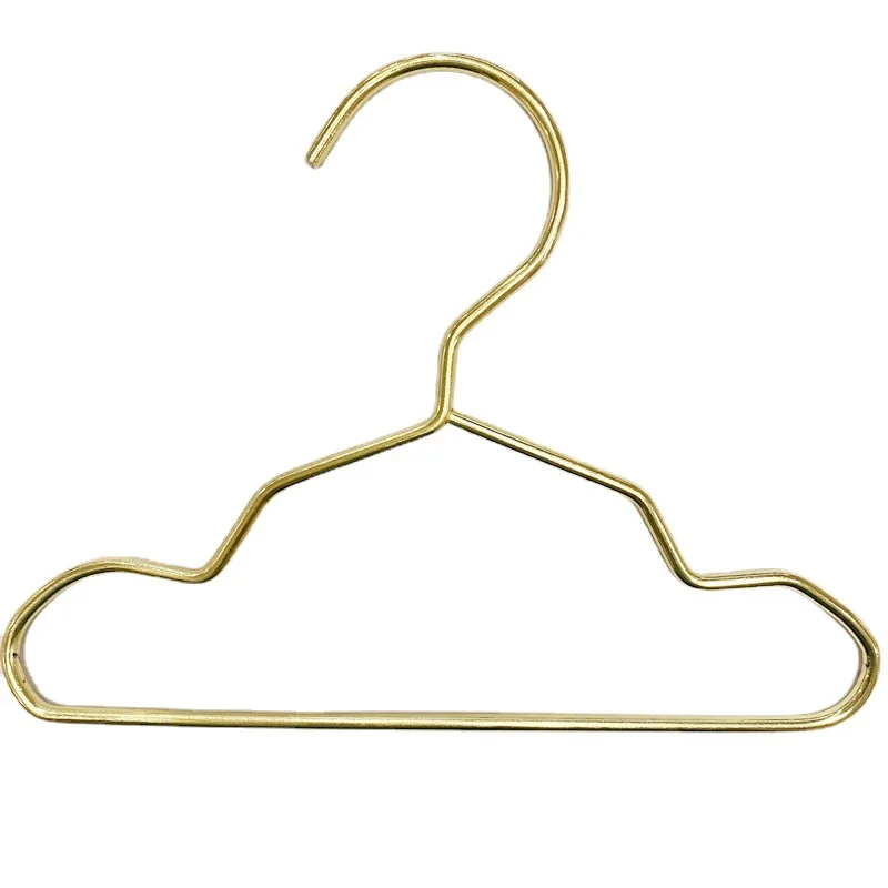Pet clothing hanger Hooks for Pet Clothes Mini metal small clothes hanging Gold Cat Display Clothes Hanger