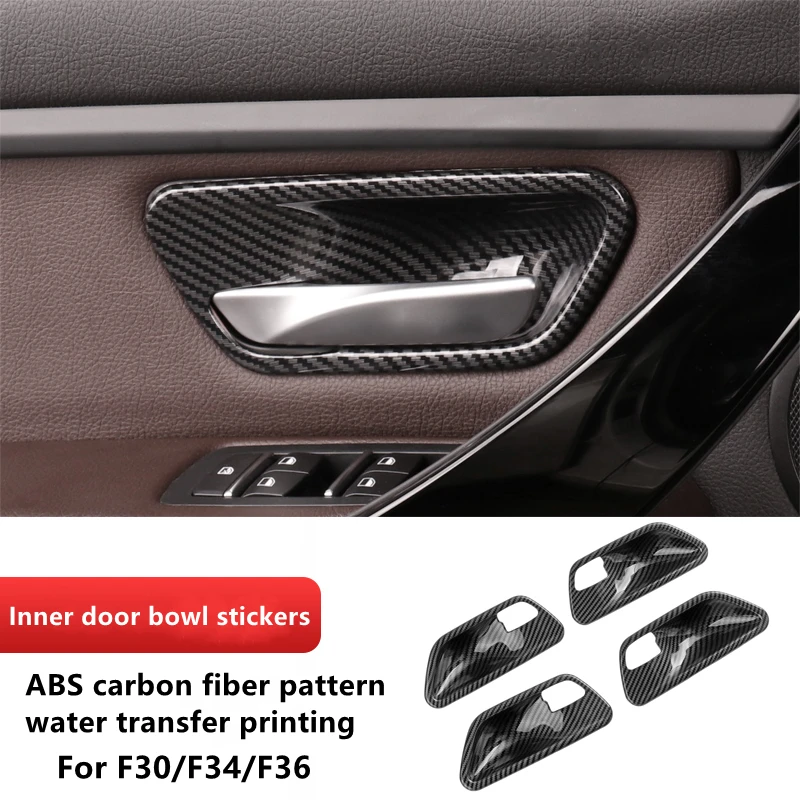 Supplier Automotive Parts OEM ODM Car Interior Accessories Decoration Carbon fiber pattern For BMW F30/F34