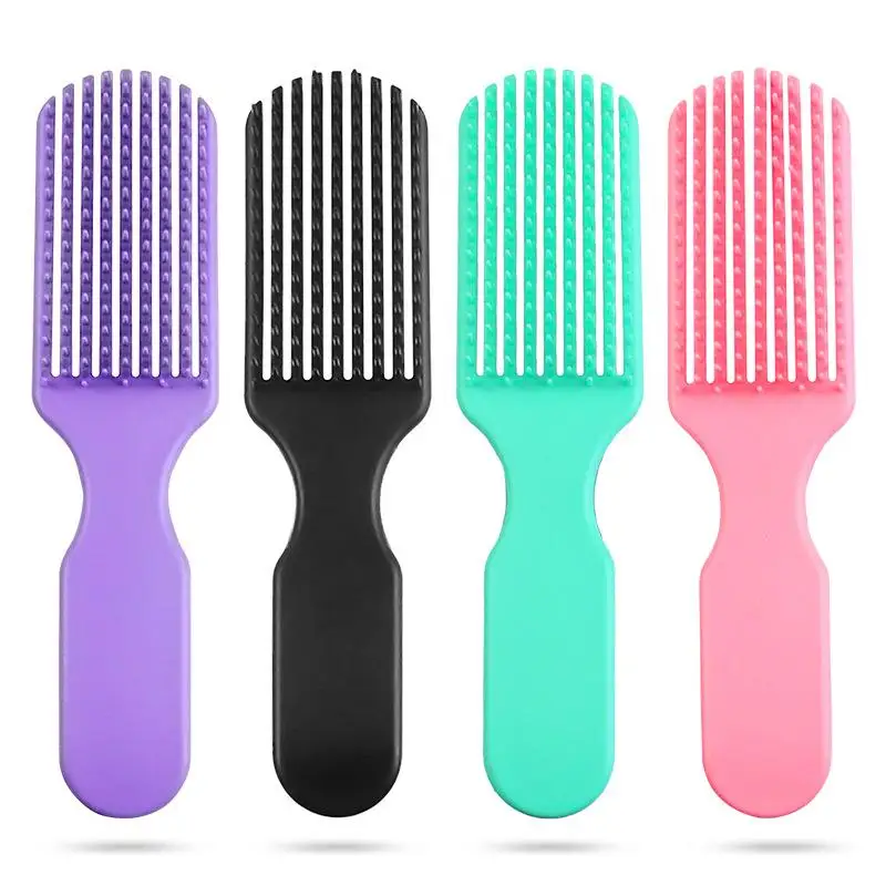 New Best Selling Home Hair Brush Curl Soft Spareribs Clean Anti-itch Head Massage Comb Hair Detangling Brush
