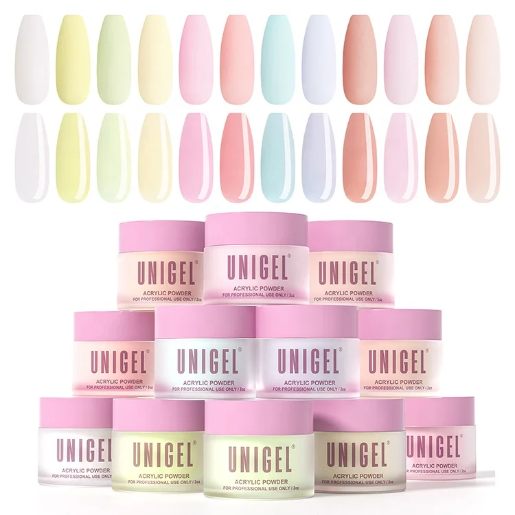 Unigel Wholesale Factory Price Macaron Bulk Dipping Acrylic Powder For Nails Vendors