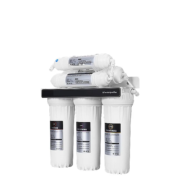 System Water Purifier Water Filters Kitchen Sink PVC Usb Customizable 5 Stage Water Filter 1 Pcs Baisheng
