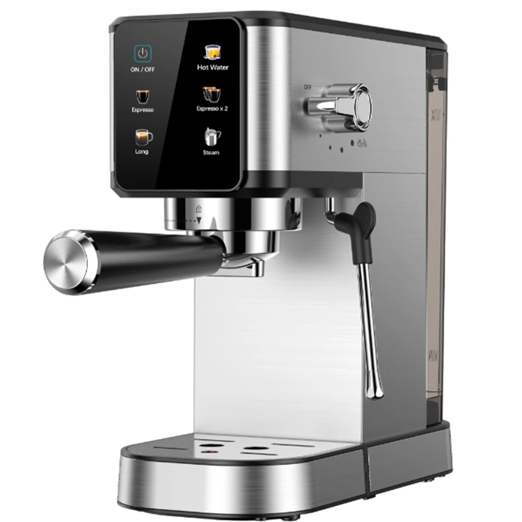 220V Commercial Automatic Coffee Machine Manual Espresso Machine Italy Espresso Coffee Machine with LED Display
