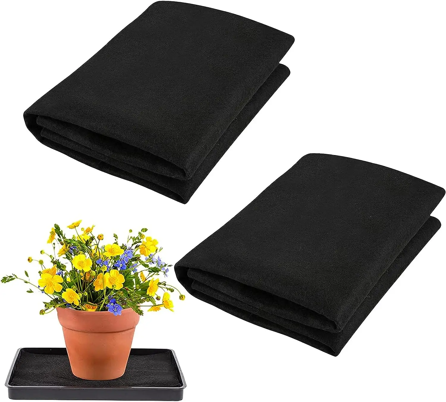Plant Watering System for Greenhouse Indoor Potted Plants Self Watering Capillary Mat Plant Watering Mat