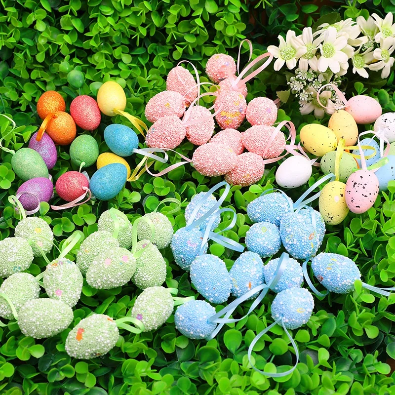 Easter 4*3cm Miniature Resurrection Eggs Small Foam Resembling Toy Chicken