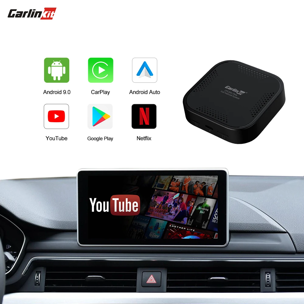 Carlinkit 4GB 64GB intelligent car Android system universal split screen Carplay ai TV box