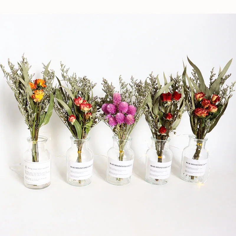 Консервированные сушенный цветочный букет консервированные искусственный цветок для свадебного украшения