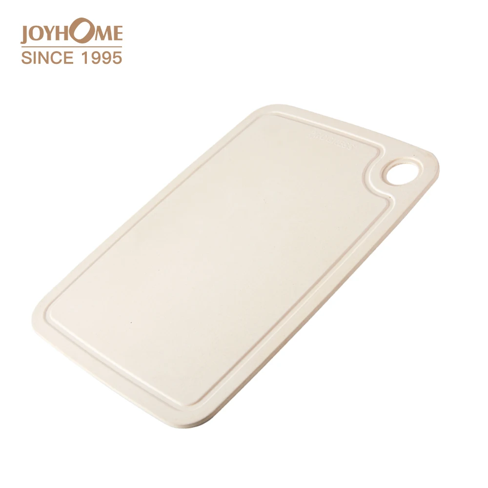 white chopping board nsf nuovoware plastic rice husk cutting board set with juice groove