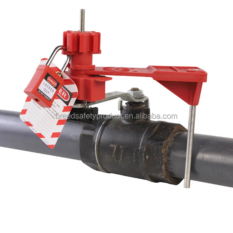 Loto factory ball valve lockout device multi-functional single arm valve locking tools F31