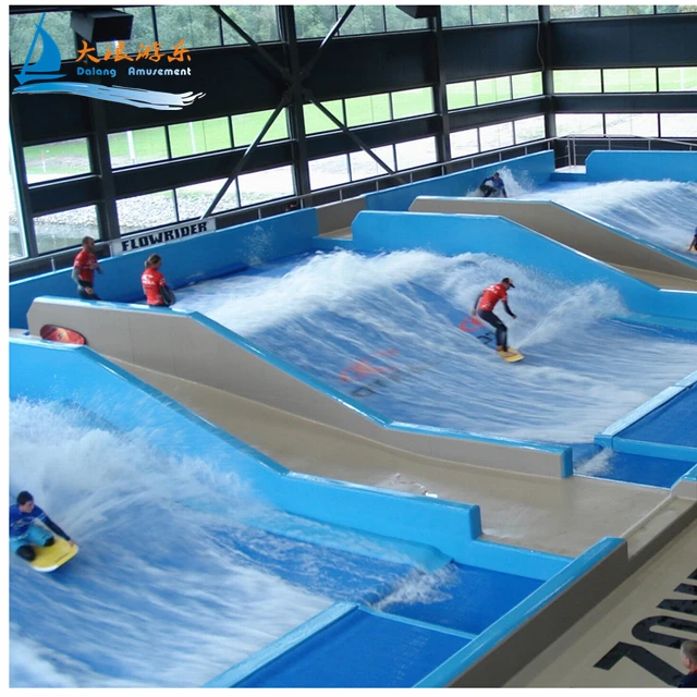 DALANG Factory Top Quality Water Slide Surf Simulator Water Park Games Surf fiberglass flowrider water park equipment