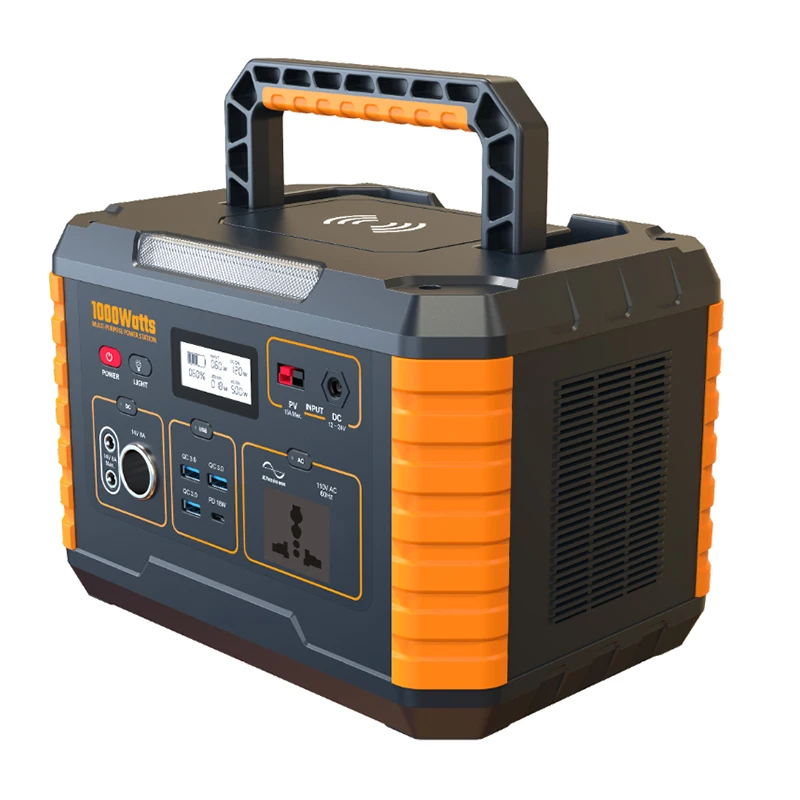 110V 220V AC DC портативная электростанция солнечной генератор Power bank 1000W 500W 330W для кемпинга на открытом воздухе RV аварийного дома