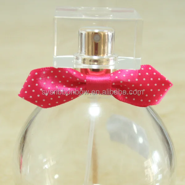 Custom Personalized Pre-Made Packaging Tie Bottle Decoration 196 Colors 100% Polyester Satin Ribbon Bow for Gift bow wrapping