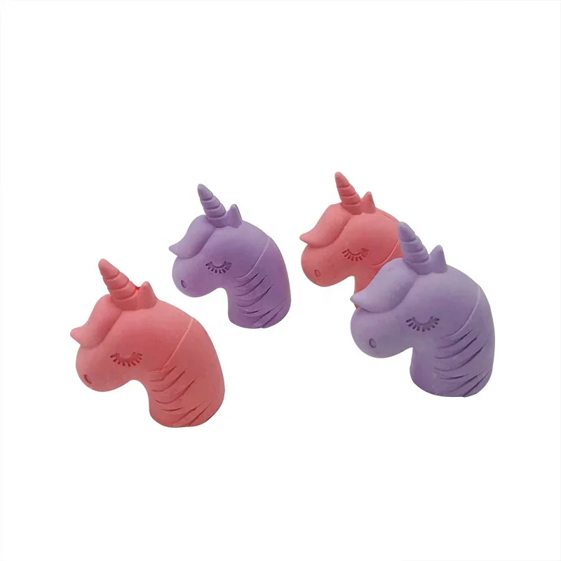 unicorn  shapes educational chalk no toxic school dustless chalk set  for kids