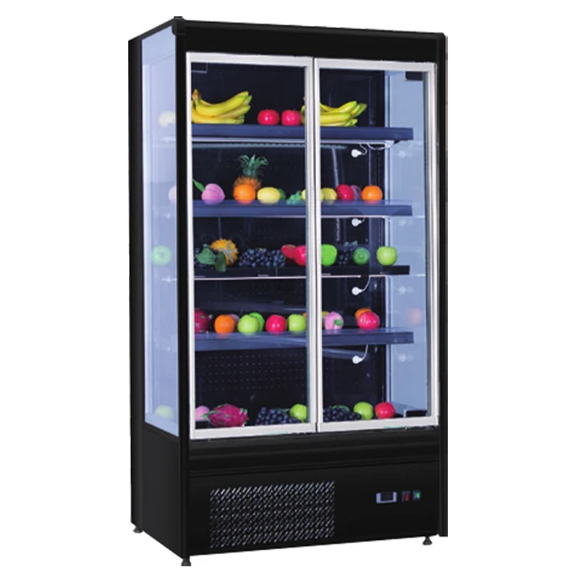 Yogurt Cold Drink Multidecks Self Service Supermarket Refrigerator Beverage Cooler Multideck Open Chiller