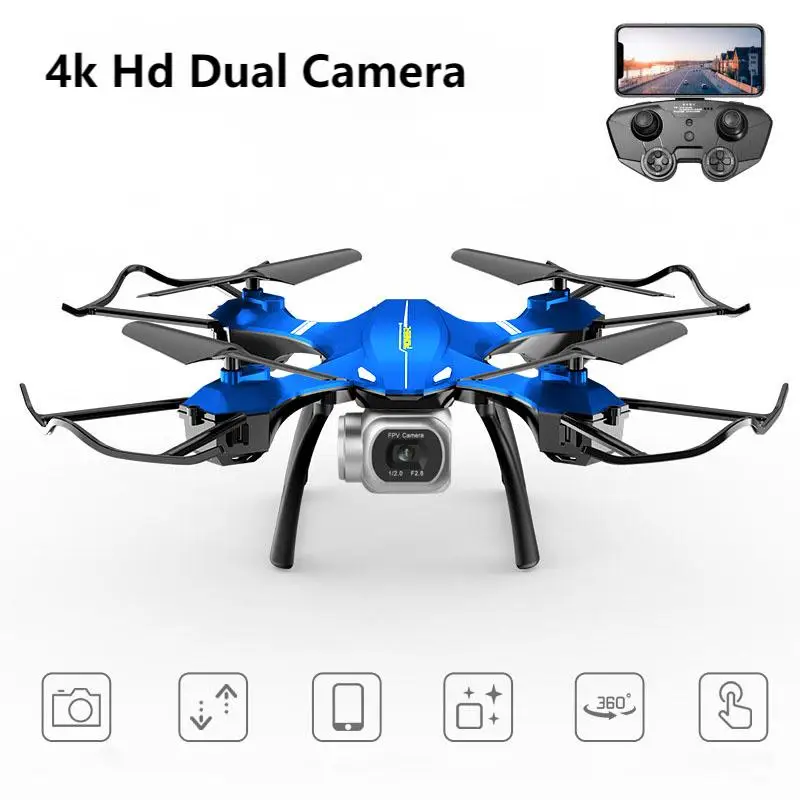 2.4GHz Quadcopter Drone Toys Headless Mode Height Hold RC Drones With Single Camera WIFI FPV Camera for Beginner