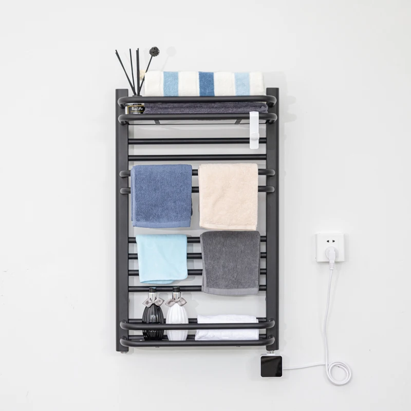 LSA Electric Wall-Heated Towel Rack Warmer for Home and Hotel Bathroom Use Radiator Towel Heater