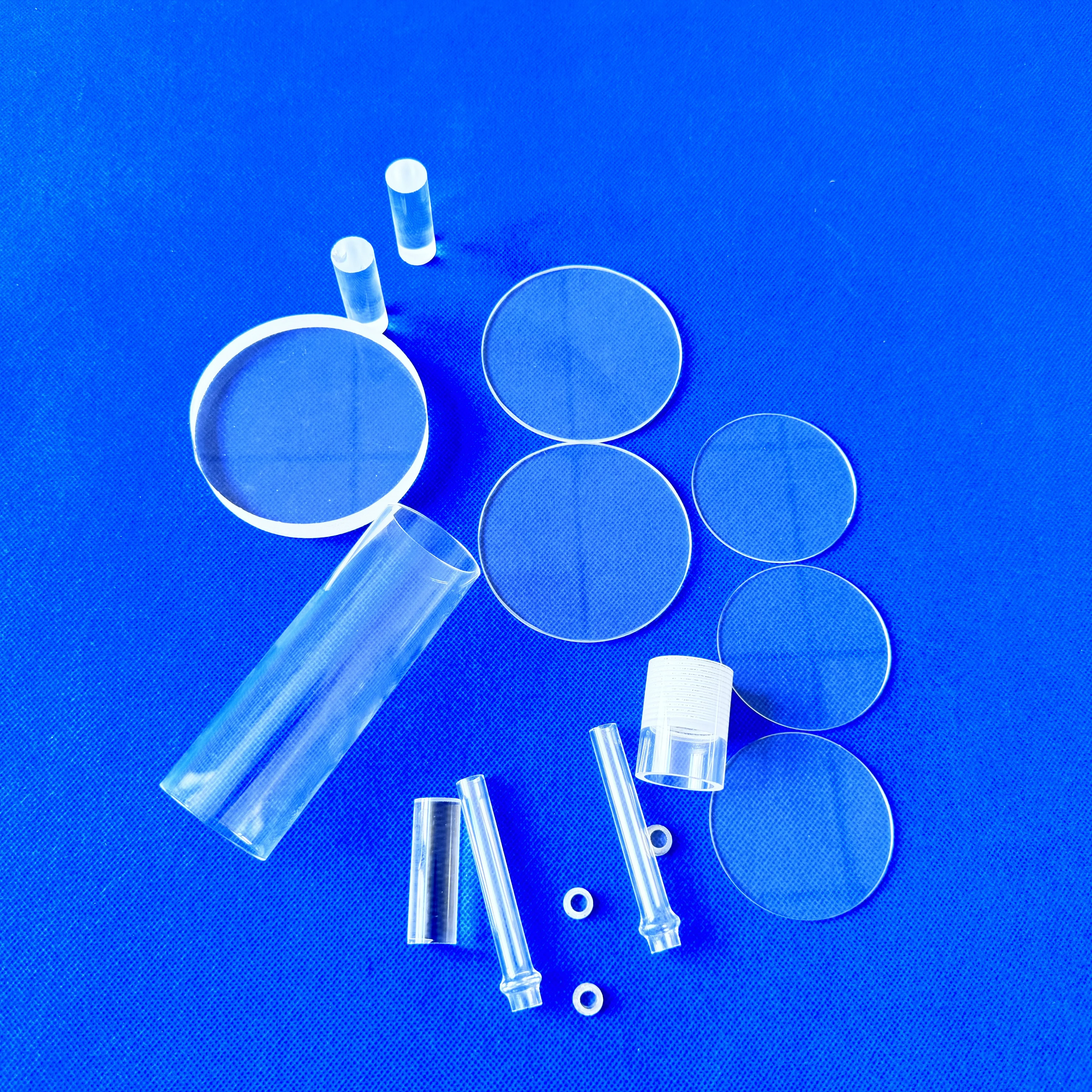 Высокотемпературные устойчивые стеклянные трубы для печи с УФ-лампой трубки открытым концом диаметром под заказ