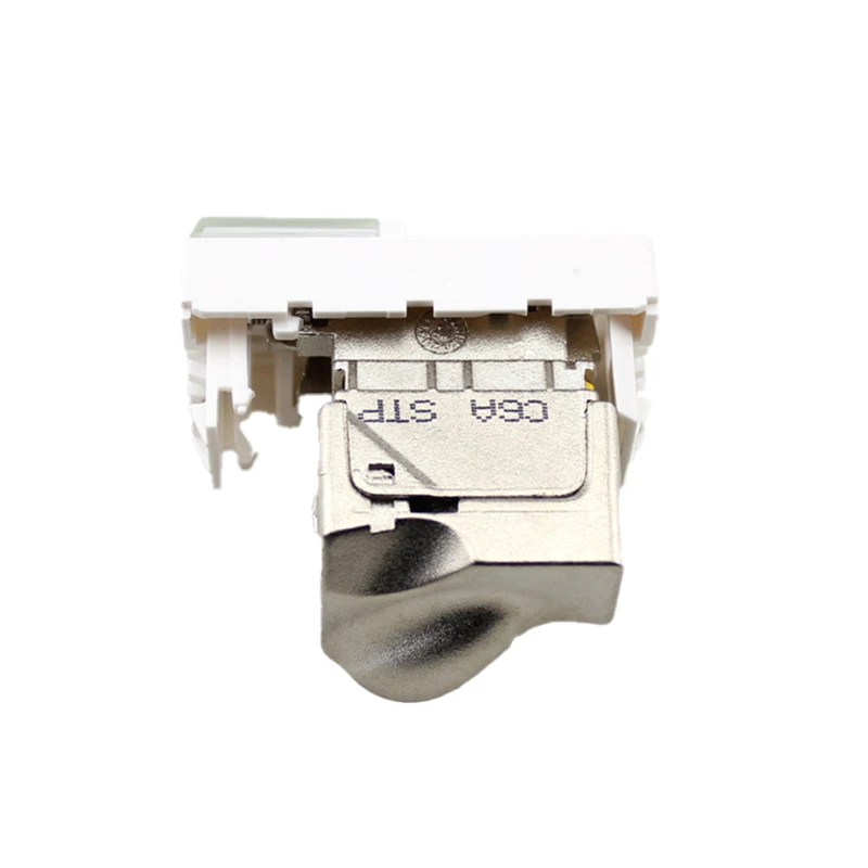 ABS Best Quality Promotional RJ45  FTP Zinc Alloy RJ45 8P8 CCat6A Keystone Jack Wall Coupler