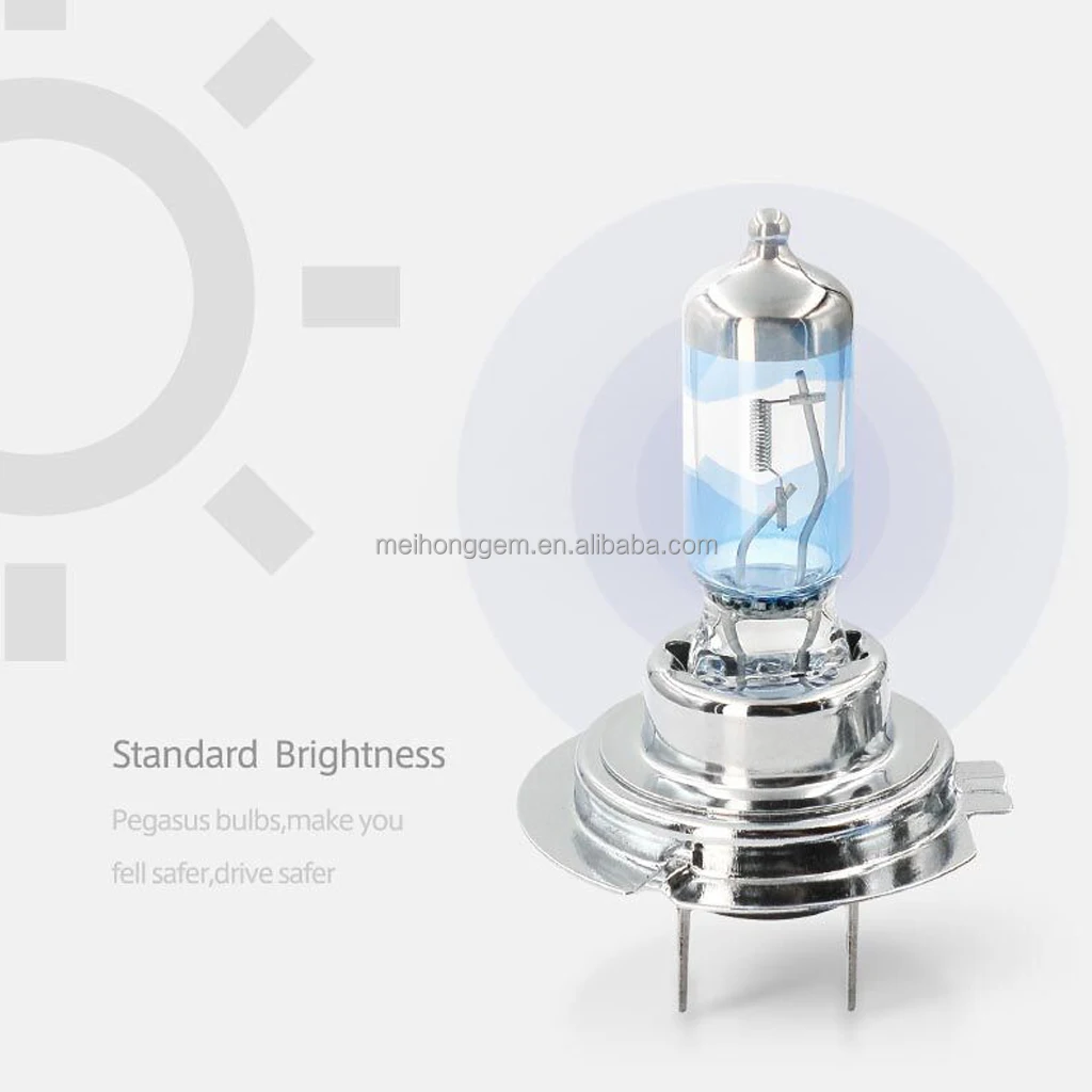 Car Lamp Headlight Halogen yellow  super white Rainbow orange  Halogen Bulb H7 12v 100w  platinum