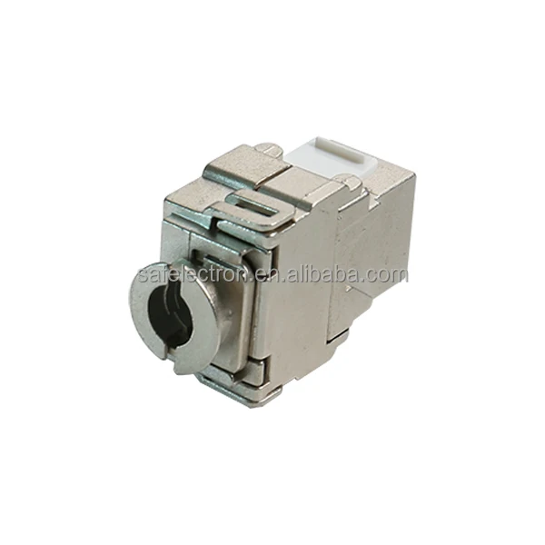 Cat5e Cat6 Keystone Factory FTP 180 Degree Keystone Toolless Decently Quality RJ45 Female Keystone Jack