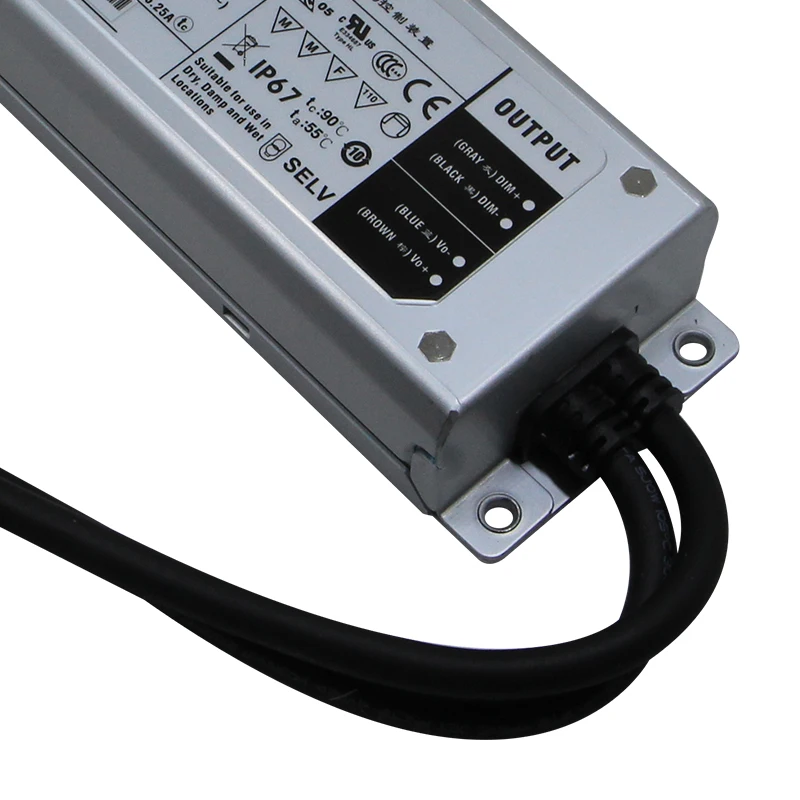 Светодиодный драйвер Meanwell ELG-150-24B-3Y 150 Вт светодиодный 3 в 1 с регулировкой яркости и постоянным напряжением тонкий водонепроницаемый источник