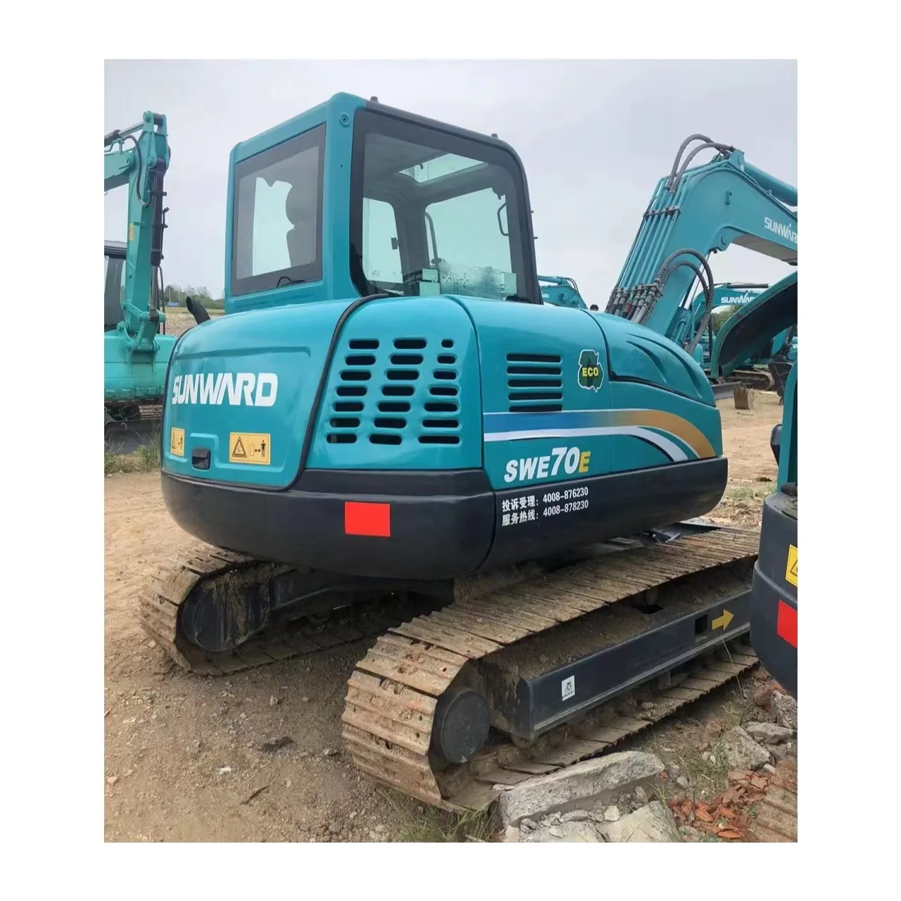 Used engineering & construction machinery used SUNWARD 7 ton small excavator SWE70E