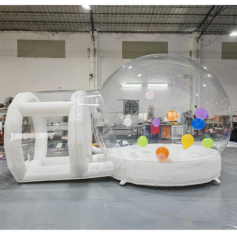 Kids Jumping Transparent Bubble Balloon House Dome Igloo Outdoor Inflatable Bubble Balloon Tent