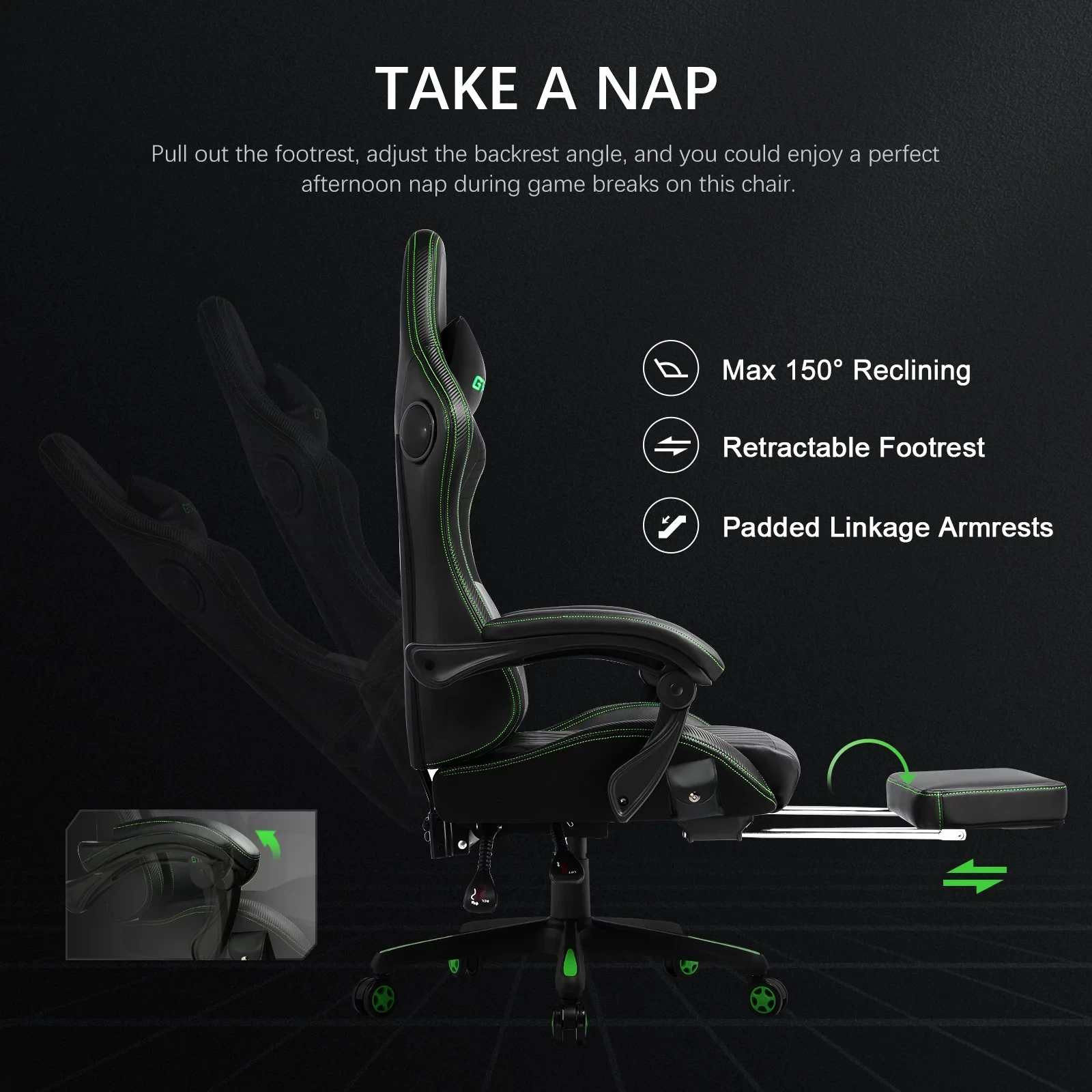Cheapest DDP Licence Tarok Pro Edition Chair cadeira gaming italian office chair Black Green Razer gaming chair With Footrest